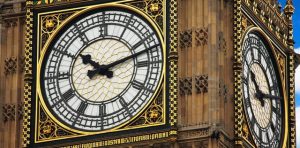 A close up of Big Ben and situated very close to where a sexy Japanese masseuse can meet you for a relaxing full body massage