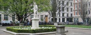At Golden Square garden you can meet an Asian massage therapist of your choice for a massage in London