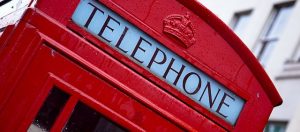 A red telephone box in the Mayfair area where one of our Asian masseuses will meet you for a massage