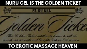 A golden ticket representing how it is the gateway to massage heaven